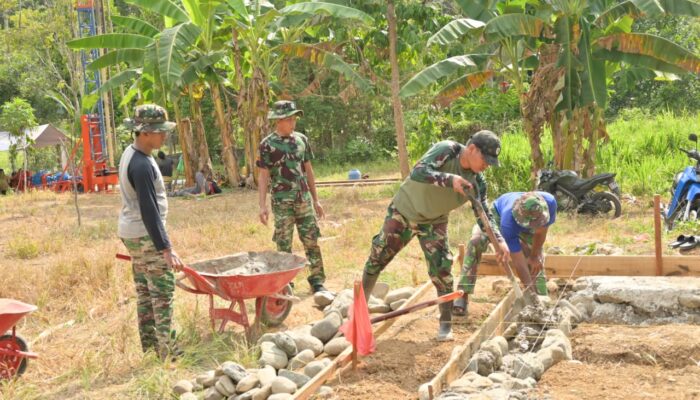 Satgas TMMD Ke-129 Kodim 0102/Pidie Kebut Pembangunan MCK, Mampukah Tingkatkan Kesehatan Warga?