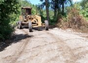 Progres Pelebaran dan Pengerasan Jalan Pertanian TMMD ke-129 Kodim 0102/Pidie Tembus 75 Persen