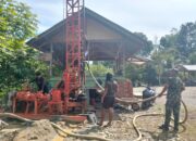 Satgas TMMD Ke-129 Kodim 0102/Pidie Genjot Pengeboran Sumur Bor di Dayah Babul Ula Al-Munawarah