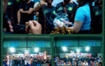 Sekretaris Daerah (Sekda) Kabupaten Ketapang Repalianto, S.Sos.,M.Si menutup secara resmi Turnamen Futsal Jurnalis Cup Seri XII Tahun 2026