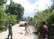 Dansatgas TMMD Ke-129 Kodim 0102/Pidie Tinjau Posko: Posko Sebagai Pusat Kendali Kegiatan