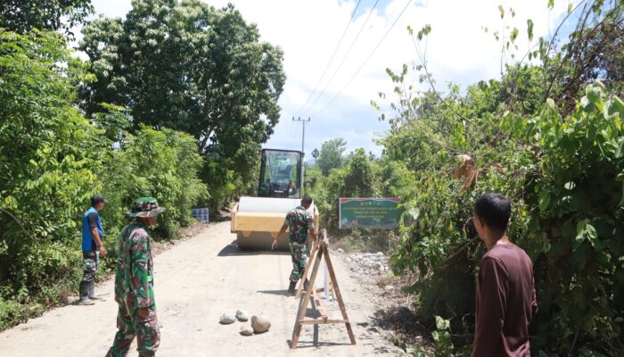 Dansatgas TMMD Ke-129 Kodim 0102/Pidie Tinjau Posko: Posko Sebagai Pusat Kendali Kegiatan