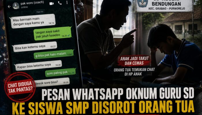 Orang Tua Soroti Pesan WhatsApp Oknum Guru SD kepada Siswa SMP, Anak  Alami Dugaan Tekanan Psikologis