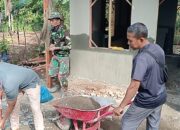 Rumah Nyak Ubit Perlahan Bangkit, Satgas TMMD Ke-129 Wujudkan Hunian Layak untuk Warga Kurang Mampu