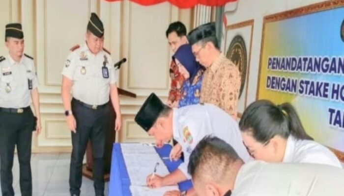 Memperkuat Sinergi: Kalapas Narkotika Muara Beliti Pimpin Langsung Penandatanganan Perjanjian Kerja Sama Bersama Stakeholder