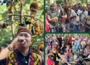 Bupati ketapang Aleksander Wilyo hadiri acara Tradisi Menjangkap Buah Desa Penyarang