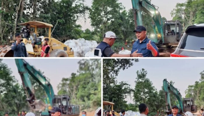 Tinjau Progres Jalan Kekura, Pembangunan Ruas Tumbang Titi–Tanjung Senilai Rp17 Miliar Dipastikan Sesuai Target