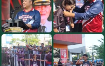 Pelari Padati Bhayangkara Run 2026, Momentum Kolaborasi Bangun Ketapang yang Lebih Maju
