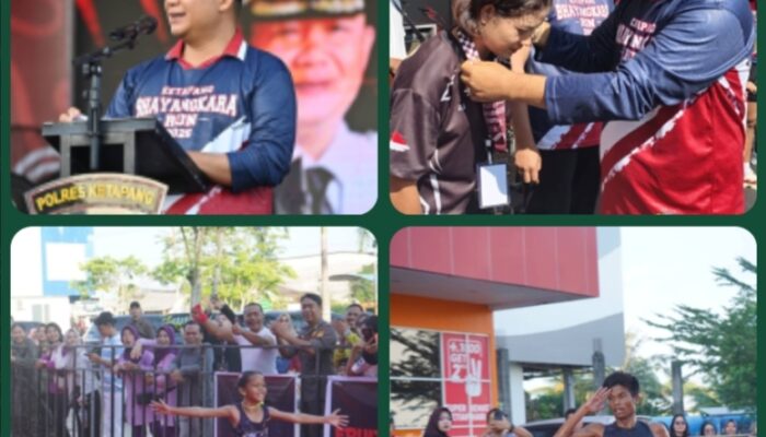 Pelari Padati Bhayangkara Run 2026, Momentum Kolaborasi Bangun Ketapang yang Lebih Maju