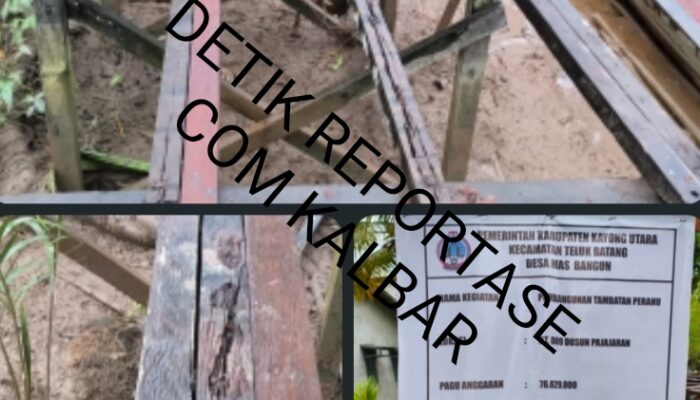 Warga mendesak Inspektorat dan APH melakukan audit investigatif terhadap Tambat Perahu Desa Mas Bangun