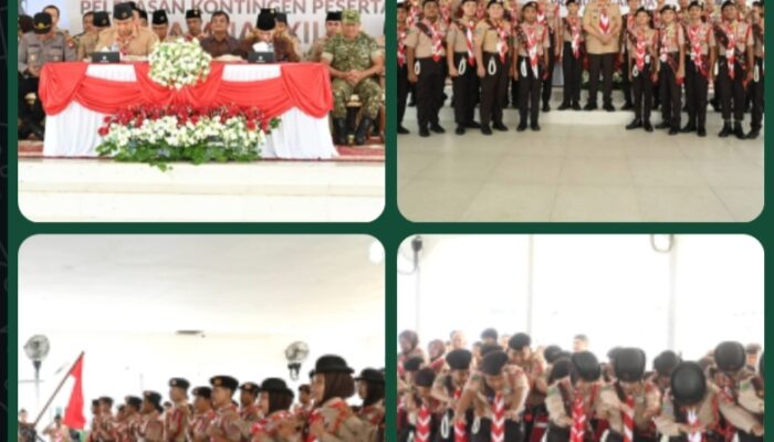 Bupati Ketapang dan Wakil bupati Lantik Pramuka Garuda dan Lepas Kontingen Jamnas XII, Tekankan Prestasi, Karakter, Semangat Membangun Daerah