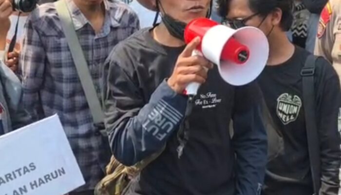 Lawan Kriminalisasi Pers, Gabungan Wartawan Subang Gelar Aksi Tutup Mulut Tuntut Penegakan Hukum Tanpa Tebang Pilih