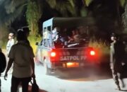 Razia Satpol PP Inhu Sasar Kecamatan Seberida, Sejumlah Barang Diduga Miras Diamankan