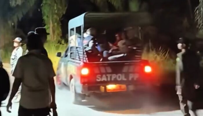 Razia Satpol PP Inhu Sasar Kecamatan Seberida, Sejumlah Barang Diduga Miras Diamankan