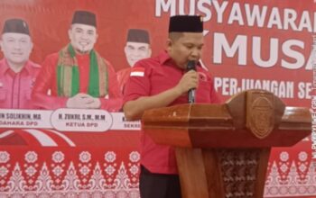 Zukri Misran Hadiri Pelantikan Nahar Efendi Pimpin PDI Perjuangan Pangkalan Kuras: Mampukah Solidkan Kader?
