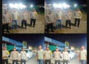Sisir Titik Keramaian Pagurawan, Polsek Medang Deras Gelar Patroli Malam Antisipasi Kejahatan Jalanan