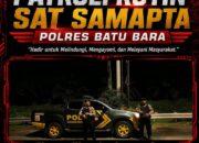 Guna Antisipasi Kejahatan Jalanan, Sat Samapta Polres Batu Bara Gelar Patroli Presisi Roda-4 di Jalur Strategis
