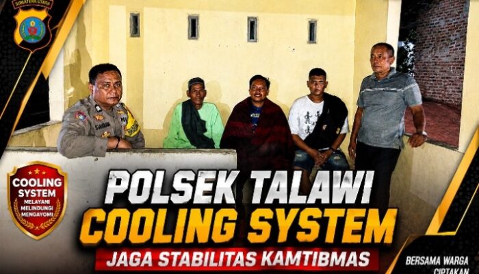 Cooling System Polsek Talawi Perkuat Pos Kamling, Sinergi Polisi dan Warga Jaga Stabilitas Kamtibmas di Batu Bara
