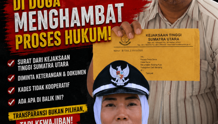Dugaan Tahan Surat Panggilan Kejatisu Kadus dan Kepala Desa Sena Disorot GRPK