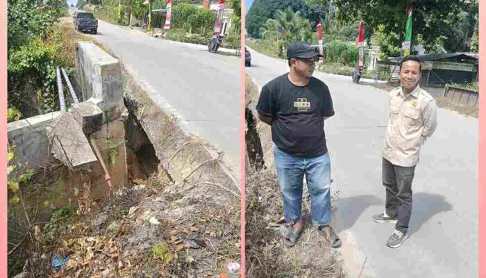 Jembatan Sungai Gemuruh di Desa Genduang Hampir  Ambruk, Warga Harap Perbaikan Segera Dilakukan Demi Keselamatan dan Kelancaran Aktivitas