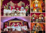 Adat Melayu dan Semangat Gotong Royong Warnai Pernikahan Putri Kades Tambun, Bupati Zukri Hadir Jadi Saksi