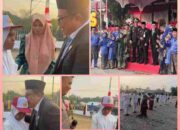 H.M. Bakri Terharu! Nagita Anggraini Datang Seorang Diri Saat Penurunan Bendera hingga Menangis