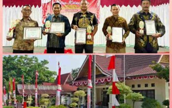 Gotong Royong Berbuah Manis, Kantor Desa Tanjung Beringin Sabet Juara 1 Lomba Kebersihan