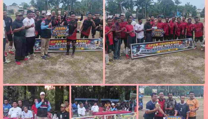 Junaidi Purba ST, Ketua Karang Taruna Pelalawan, Tutup Pangkalan Malako Cup I: All Star Indragiri Juara 3-0