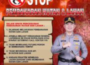 Cegah Karhutla Meluas, Polres Magetan Gencarkan Imbauan dan Ingatkan Ancaman Pidana Berat