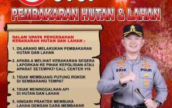 Cegah Karhutla Meluas, Polres Magetan Gencarkan Imbauan dan Ingatkan Ancaman Pidana Berat Jajaran Polres Magetan saat melakukan sosialisasi dan patroli pencegahan karhutla di wilayah Kabupaten Magetan.