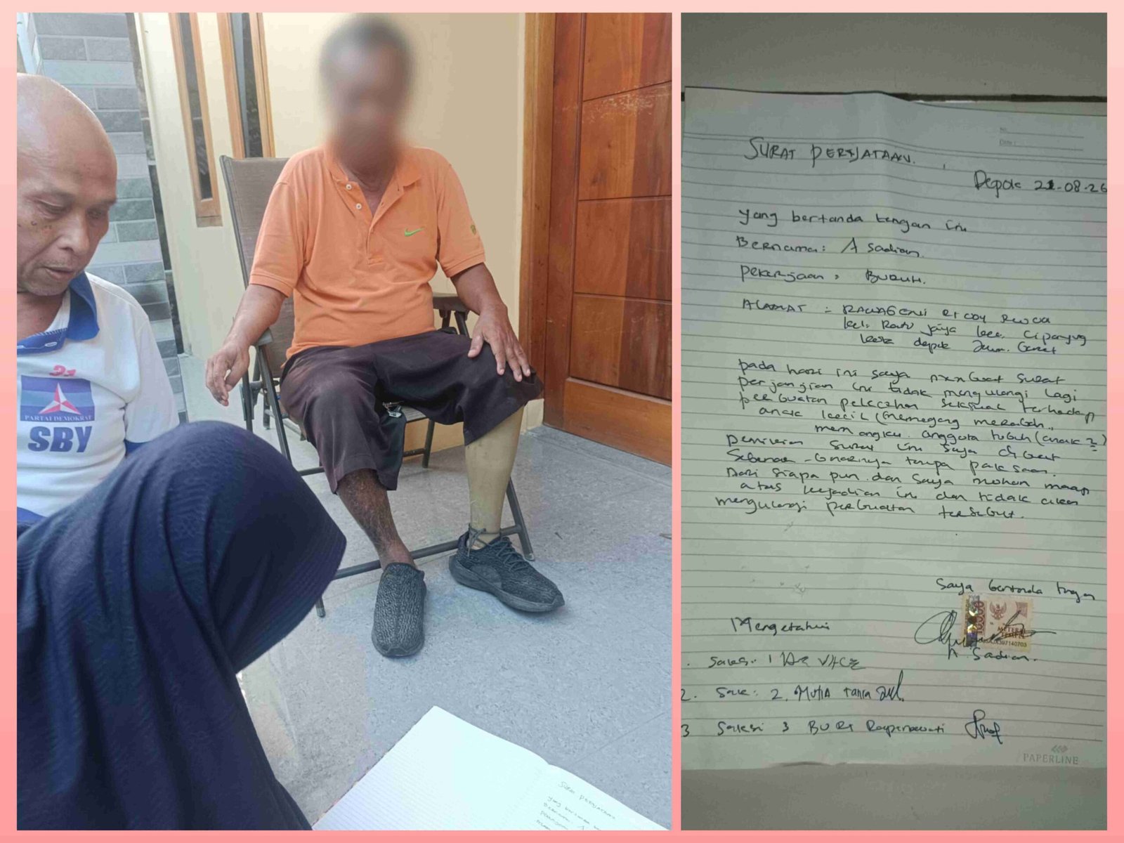 Ilustrasi penegakan hukum dan perlindungan anak.