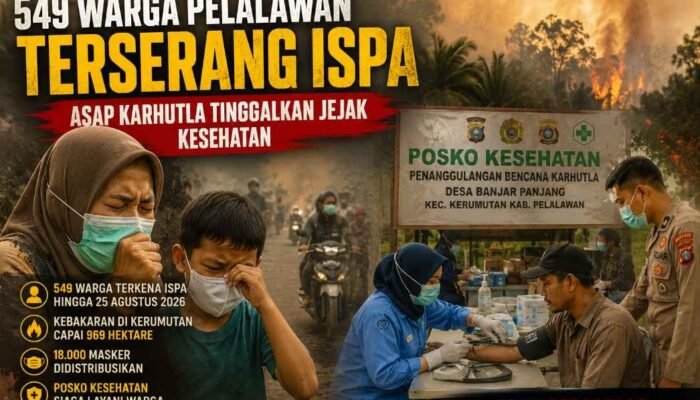 Asap Karhutla Tinggalkan Jejak: 549 Warga Pelalawan Terserang ISPA, Kerumutan Jadi Titik Paling Mengkhawatirkan