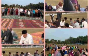 Asap Mengepung Pelalawan, Ratusan Warga Lubuk Raja Gelar Salat Istisqa: Kades Ingatkan Jangan Bakar Lahan dan Jaga Kesehatan