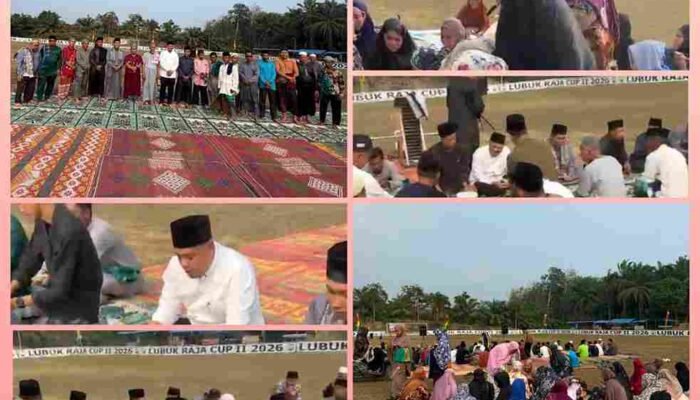Asap Mengepung Pelalawan, Ratusan Warga Lubuk Raja Gelar Salat Istisqa: Kades Ingatkan Jangan Bakar Lahan dan Jaga Kesehatan