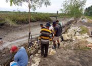 Menembus Batas Akhir Pekan, Satgas TMMD Kodim Asahan Pacu Rampungkan Turap Desa Kapal Merah