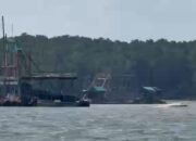 Dugaan Ponton Timah Ilegal Beroperasi Lagi di Perairan Pulau Dante, Nelayan Geram Tagih Janji Ketegasan APH!