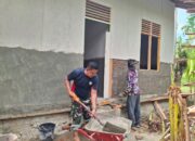 Bangga Menjadi Bagian Satgas TMMD, Sertu Ramadhan Curahkan Pengabdian Membangun Rumah Layak Huni untuk Warga
