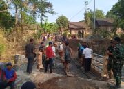 Harapan Baru Warga Dukuh Bibis: TMMD Ke-129 Kodim 0802/Ponorogo Genjot Pembangunan Jembatan Penghubung Antarwilayah