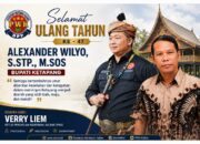 Ketua PWK Kalbar Verry Liem Ucapkan Selamat Ulang Tahun ke-47 kepada Bupati Ketapang Alexander Wilyo