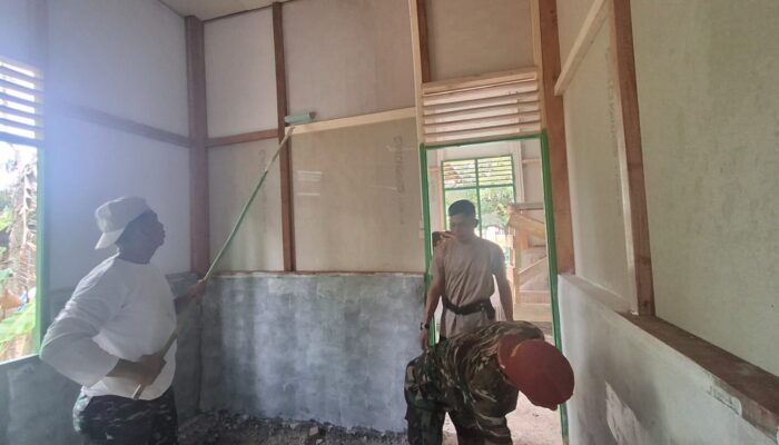 Sinergitas TNI-Polri dan Warga Warnai TMMD Ke-129 Kodim 0102/Pidie, RTLH Nyak Ubit Jadi Wujud Kepedulian Bersama