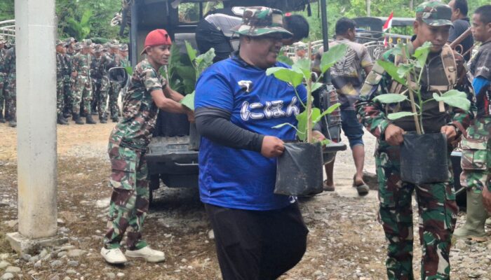 Dukung Ketahanan Pangan, Satgas TMMD Kodim 0102/Pidie Siapkan Bibit Sayuran untuk Penerima Manfaat RTLH
