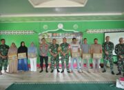 Tim Wasev TMMD Ke-129 Kodim 0102/Pidie Tatap Muka dengan Warga, Salurkan Bantuan Sembako sebagai Wujud Kepedulian TNI