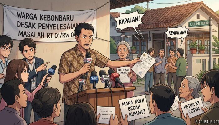 Warga Kebonbaru Cilacap Geram! Laporan Polemik Oknum RT Mandek Sejak April