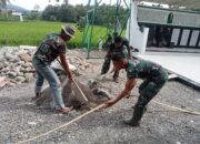 Warga Berbinar! Satgas TMMD Kodim Pidie Sulap Masjid Al Furqan Punya Tempat Wudhu Baru