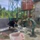 Pengecoran Tiang Tandon Air TMMD ke-129 di Blang Cot Dikebut Satgas dan Warga