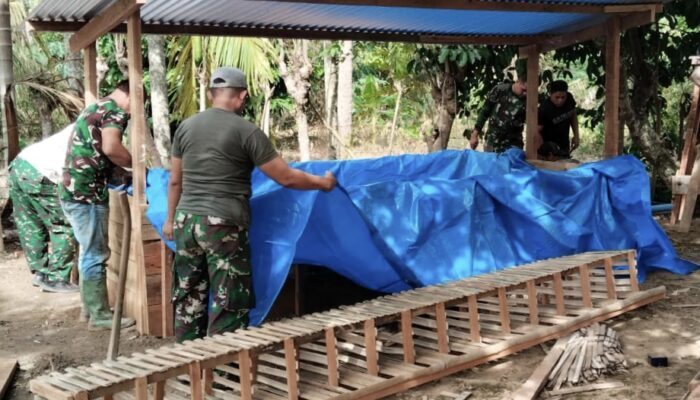 Dari Rumah Layak Huni Menuju Kemandirian: TMMD ke-129 Kodim Pidie Bangun Kolam Lele dan Kandang Ayam