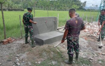 Tempat Wudu TMMD ke-129 di Lhok Panah Rampung, Lengkapi Fasilitas Sumur Bor dan MCK IMG-20260809-WA0008