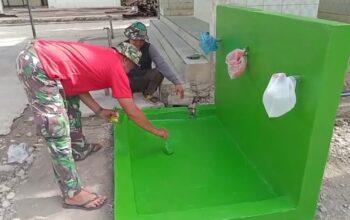Rampung 100 Persen, Tempat Wuduk Hasil Karya Satgas TMMD ke-129 Siap Digunakan Warga Blang Cot