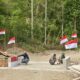 Gebyar Merah Putih di Lokasi TMMD ke-129, Satgas Hiasi Jembatan Box Culvert dengan Nuansa Kemerdekaan