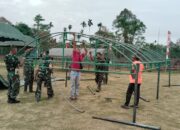 Jelang Penutupan TMMD ke-129, Satgas dan Warga Matangkan Persiapan Upacara di Lapangan Desa Lhok Panah